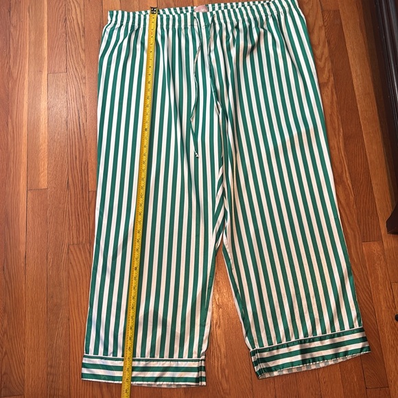 Show Me Your MuMu Classic PJ Pants in spearmint stripe - green & white - Picture 13 of 14